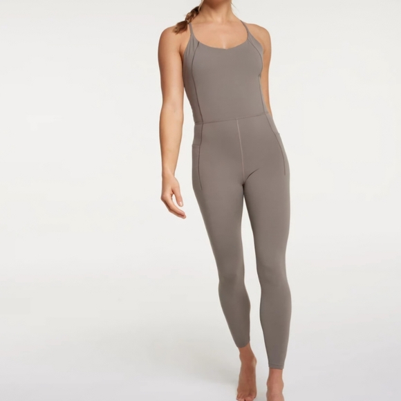 CALIA Women’s Inspire Adjustable Strap Bodysuit: DARK GRAY: NEW WITH TAGS: SZ XS - Picture 1 of 6